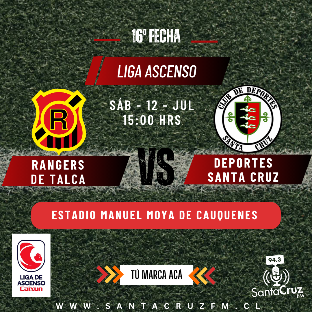 Deportes Santa Cruz se juega una carta clave en la Fecha 16 de la Liga ...