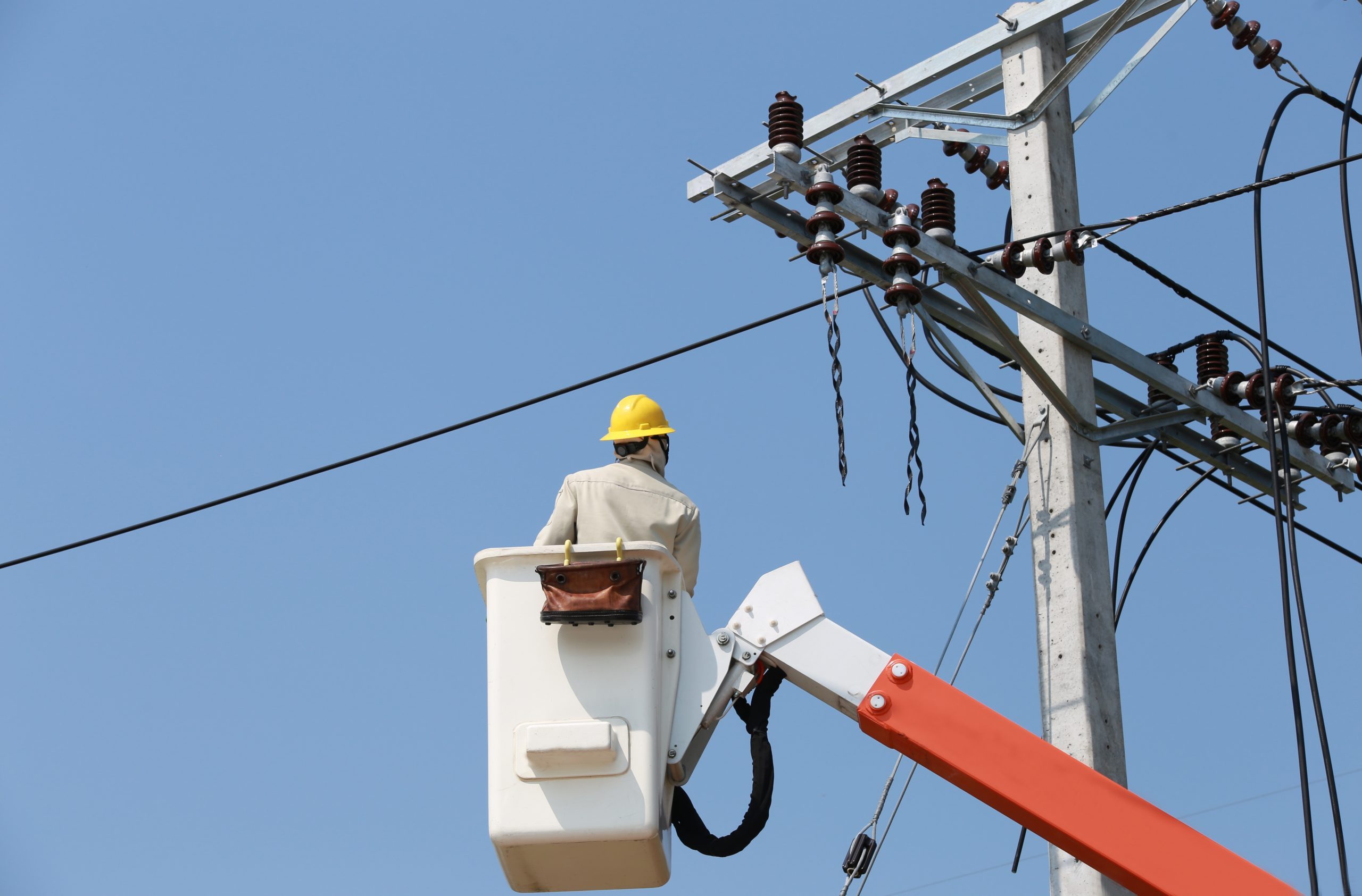 Power,Line,Support,,Insulators,And,Wires.,Appearance,Of,A,Design.